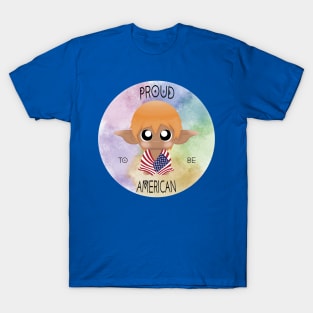 Proud to be American (Sleepy Forest Creatures) T-Shirt